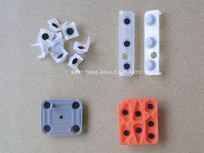 Silicone molded part